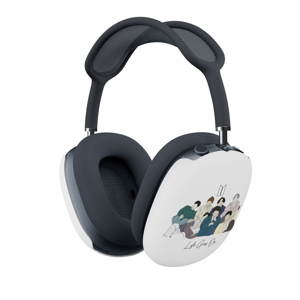 BTS 'Life Goes On' AirPods Max Case 1st and 2 Gen — K‑Pop Group Art Protective Covers