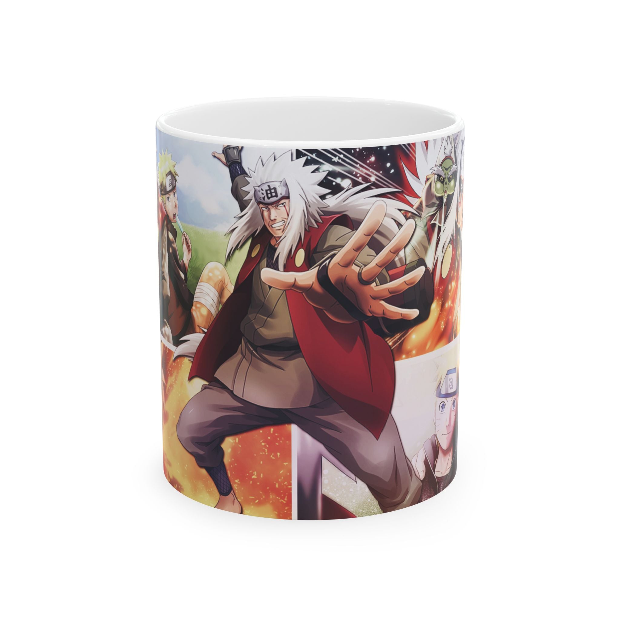 Jiraiya Ceramic Mug — Anime Ninja Coffee Cup 11oz