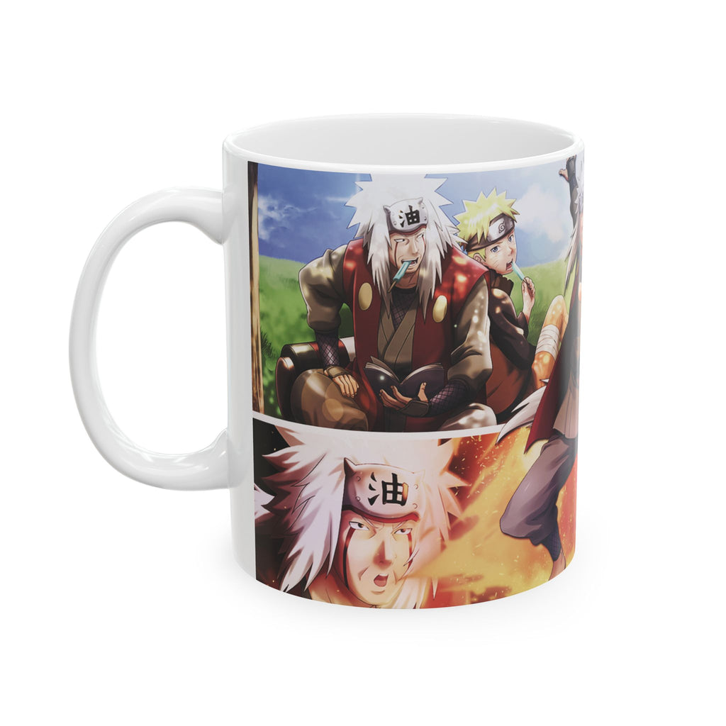 Jiraiya Ceramic Mug — Anime Ninja Coffee Cup 11oz