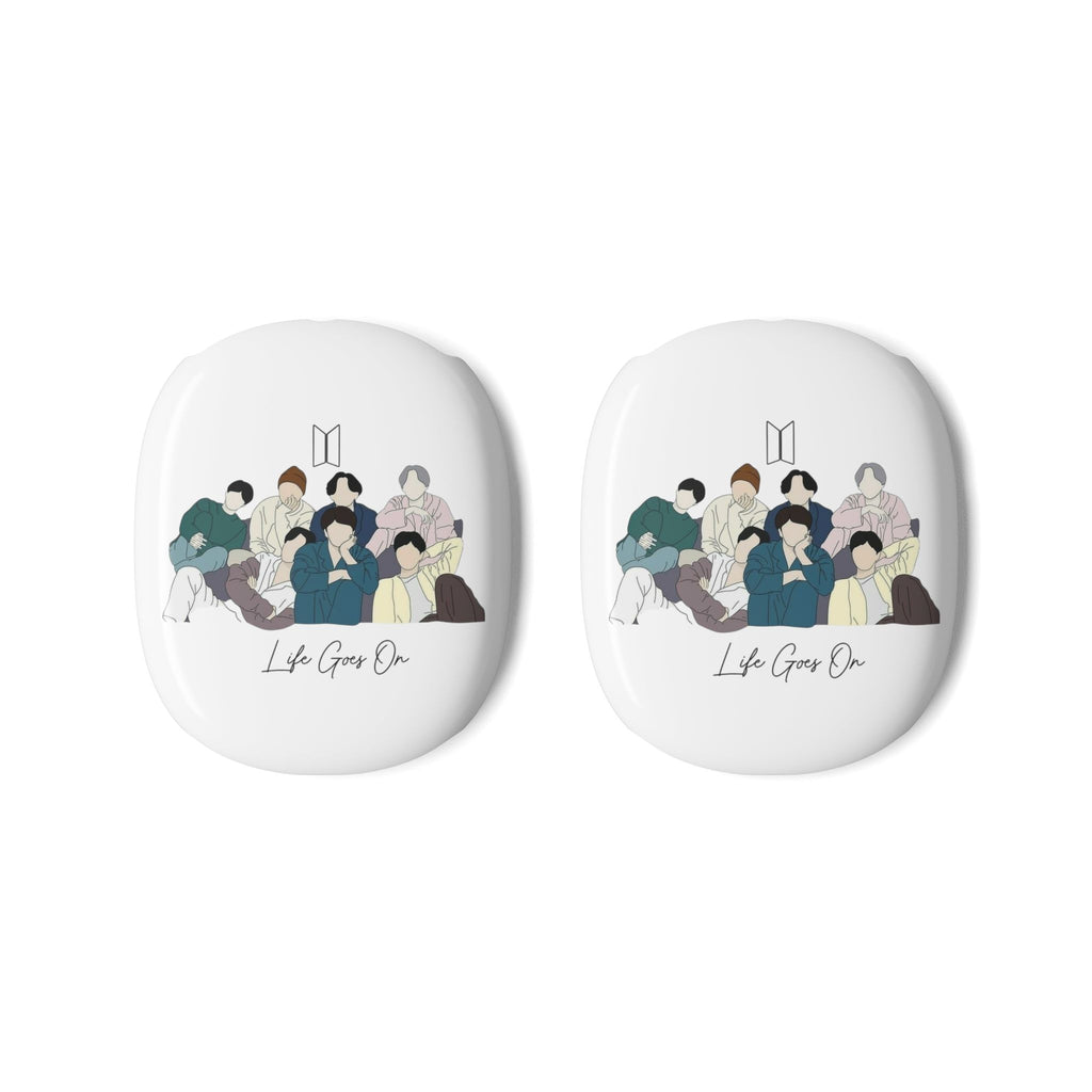 BTS 'Life Goes On' AirPods Max Case 1st and 2 Gen — K‑Pop Group Art Protective Covers