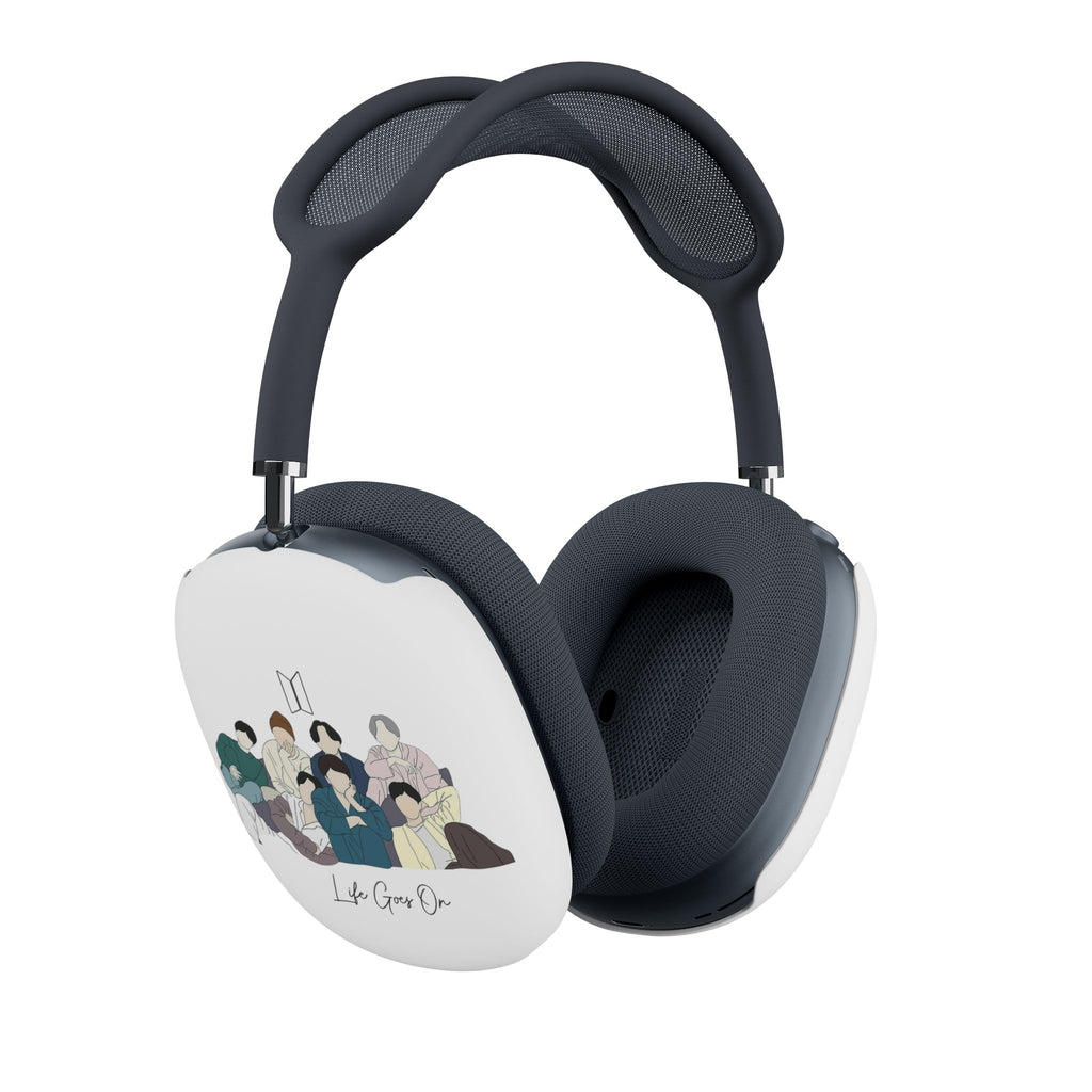 BTS 'Life Goes On' AirPods Max Case 1st and 2 Gen — K‑Pop Group Art Protective Covers