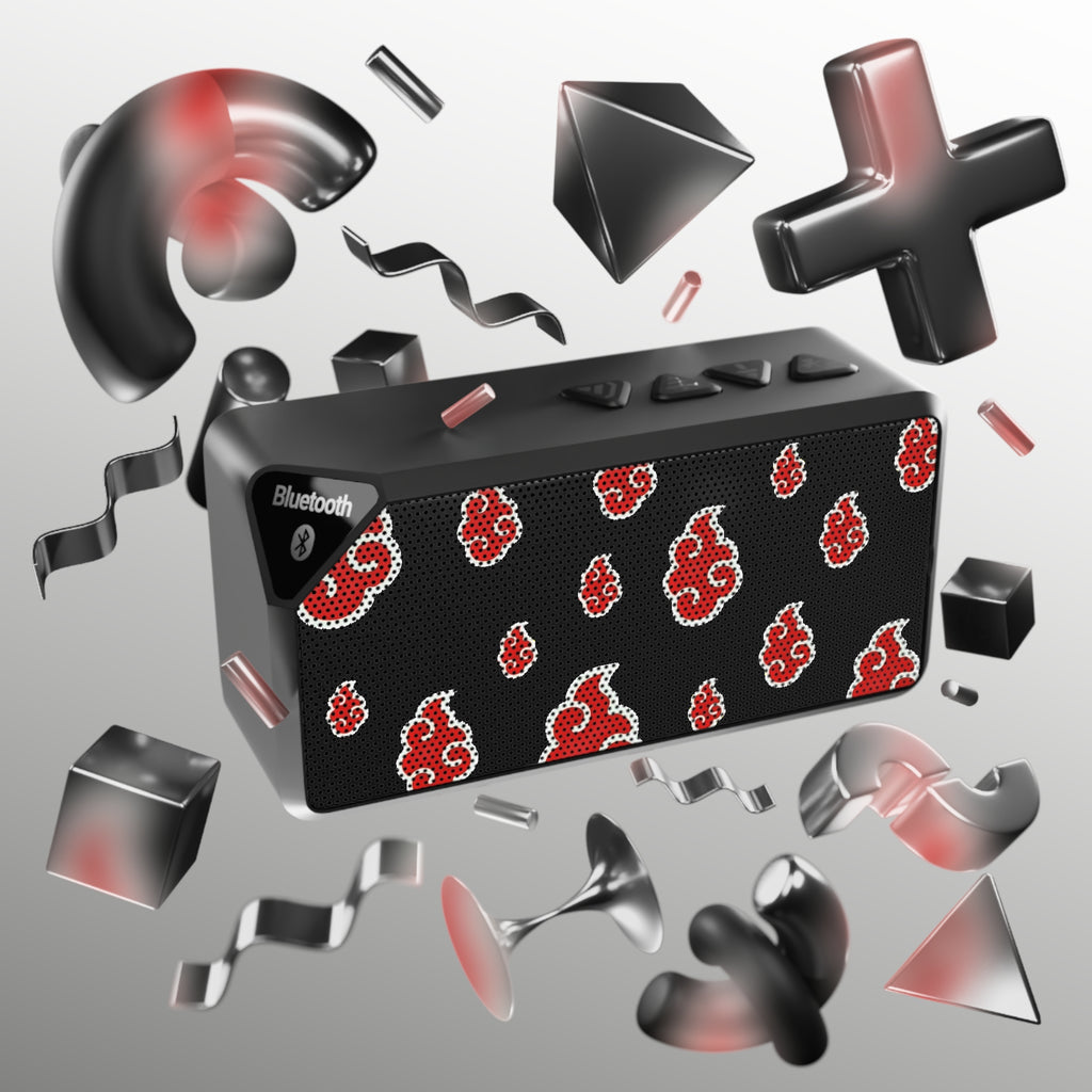 Akatsuki Pattern Bluetooth Speaker — Portable Wireless Jabba Speaker