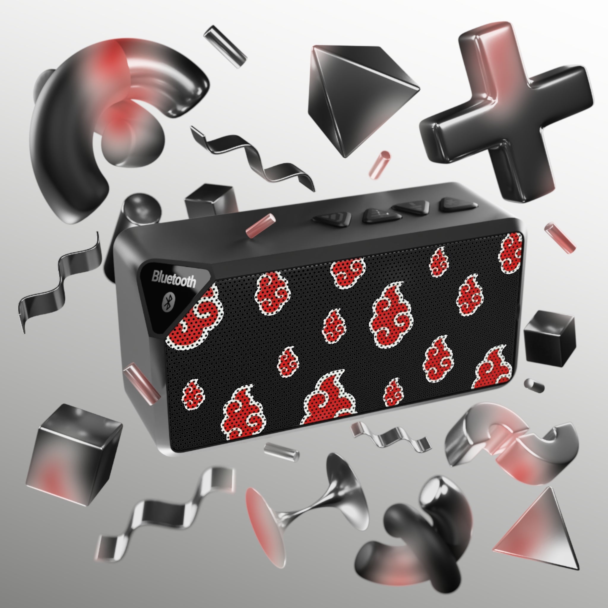 Akatsuki Pattern Bluetooth Speaker — Portable Wireless Jabba Speaker