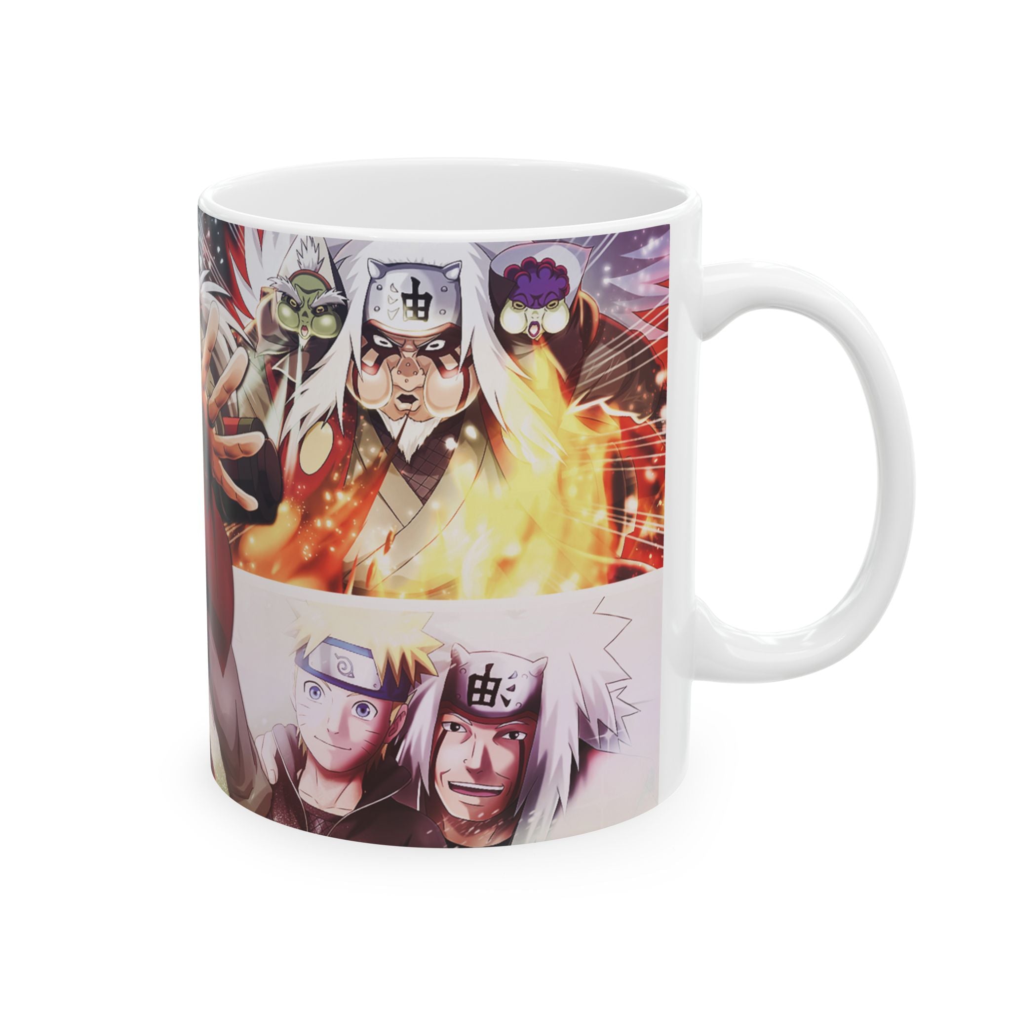 Jiraiya Ceramic Mug — Anime Ninja Coffee Cup 11oz