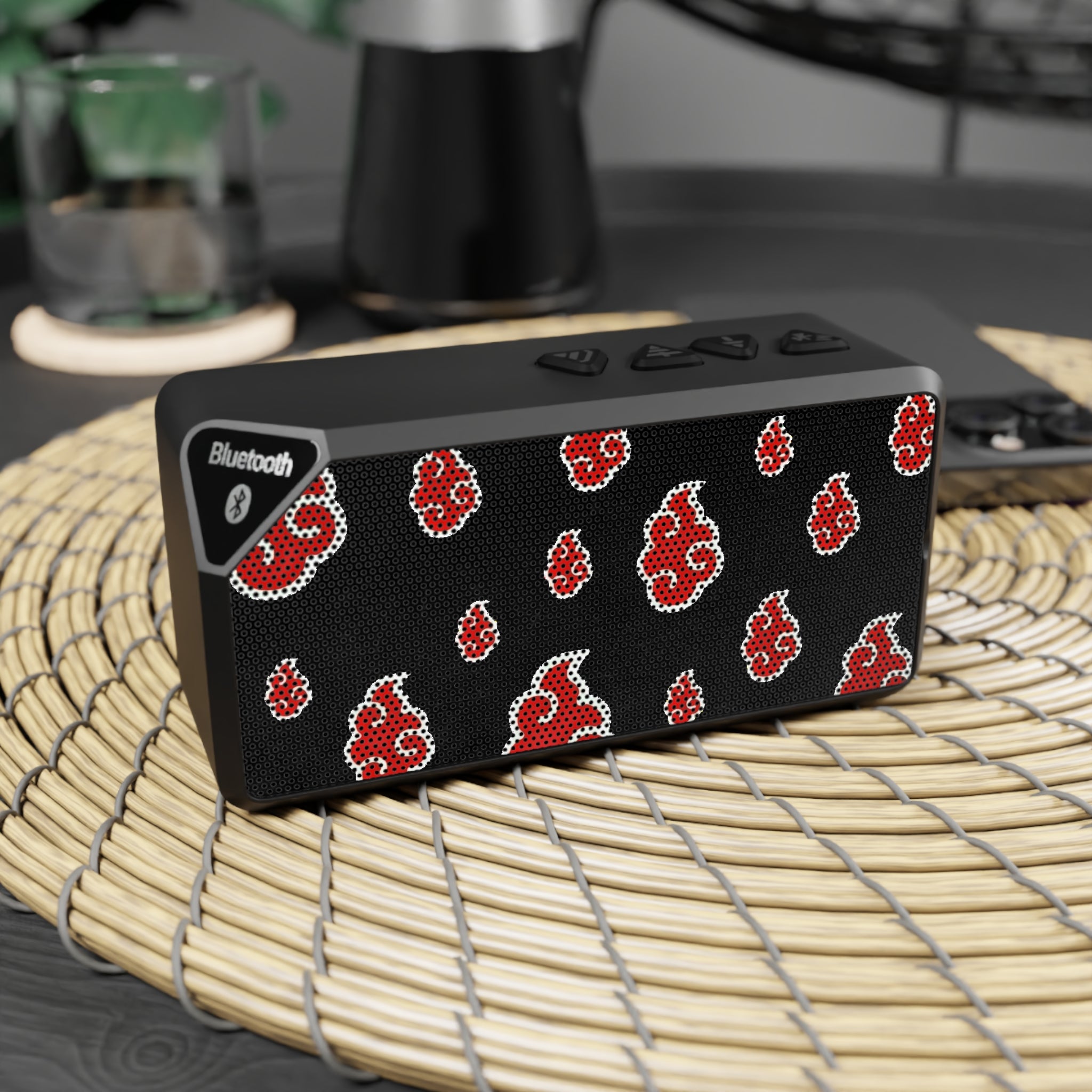 Akatsuki Pattern Bluetooth Speaker — Portable Wireless Jabba Speaker