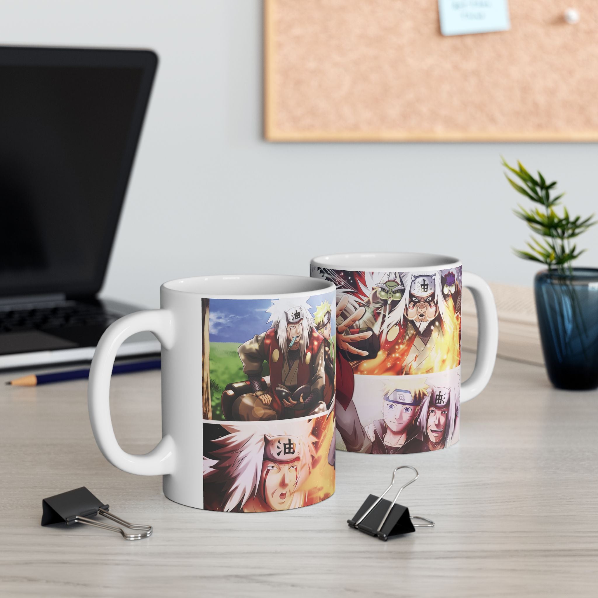 Jiraiya Ceramic Mug — Anime Ninja Coffee Cup 11oz